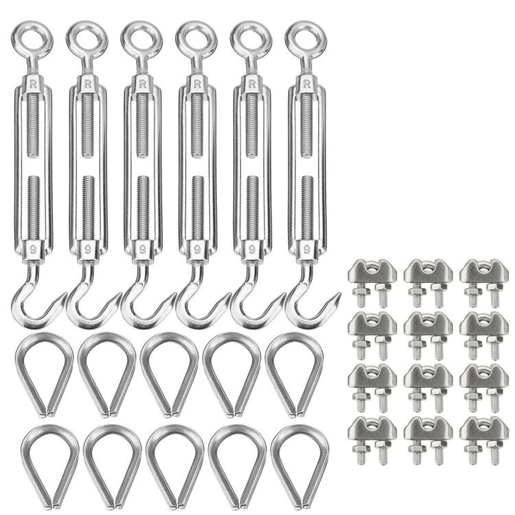 M6-Turnbuckles-M3-Stainless-Steel-Wire-Rope-Thimble-M3-Clip-Swage-for-Marine-Boat-Shade-Sail-1312546