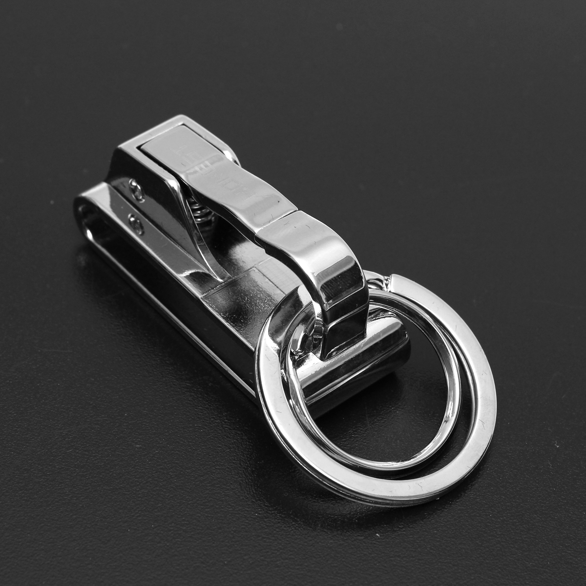 Modern-Double-Loops-Ring-Buckle-Keyring-Key-Clip-On-Belt-Leather-Detachable-Silver-Keychain-Gifts-1330371