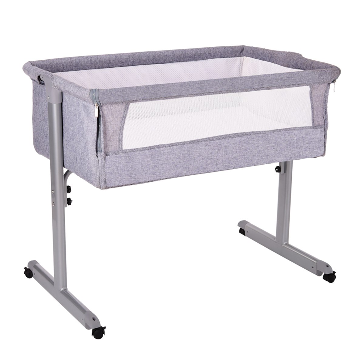 Multifunction-Baby-Bedside-Crib-Portable-Folding-Travel-Cot-Bed-Mattress-Mosquitonet-Set-1588093