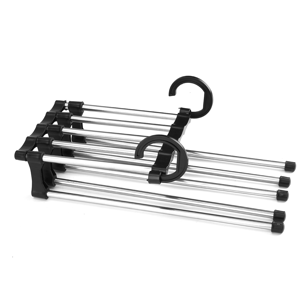 New-5in1-Adjustable-Closet-Organizer-Space-Saver-Trousers-Pants-Rack-Hanger-Hook-1756985