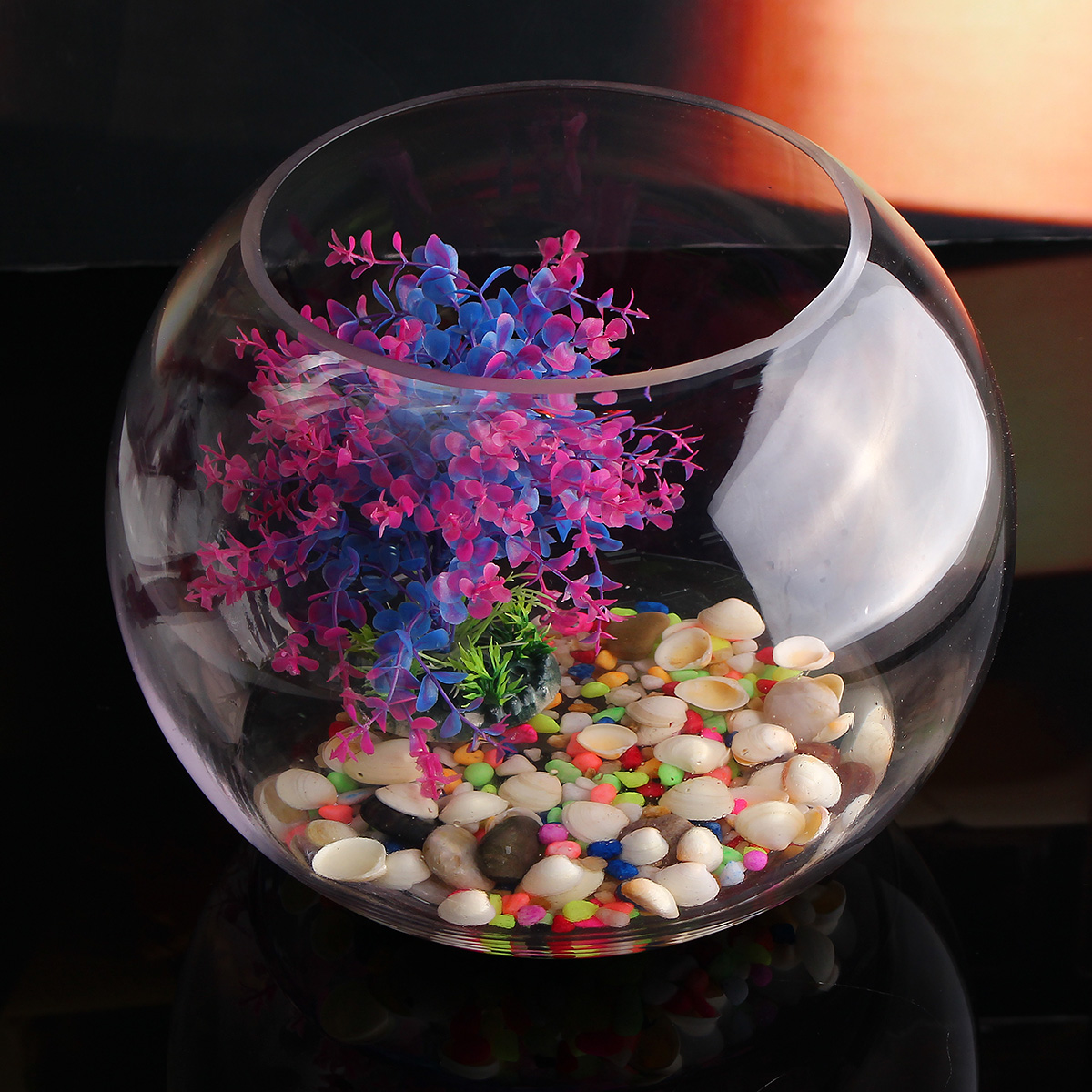 Round-Clear-Glass-Vase-Fish-Tank-Ball-Bowl-Flower-Planter-Terrarium-Home-Decor-1538345