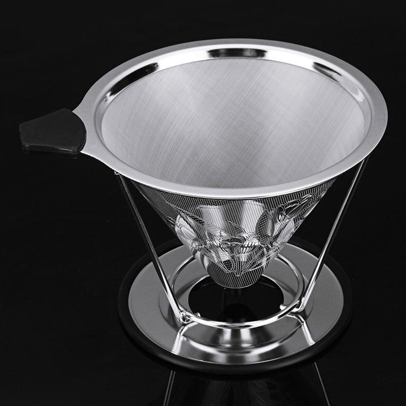 Stainless-Steel-Pour-Over-Coffee-Dripper-Flower-Pattern-Paperless-Reusable-Double-Mesh-Cone-Filter-1288933
