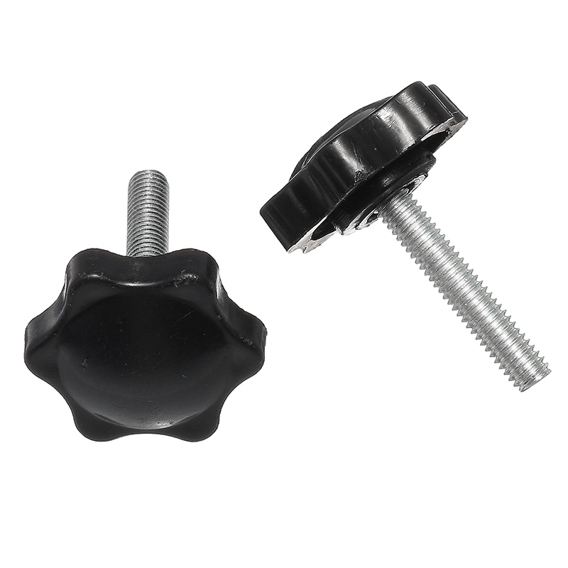 Sulevetrade-M6TS1-10Pcs-M6-30mm-Star-Shape-Head-Thread-Knurled-Thumb-Screw-Clamping-Grip-Knob-Screw-1183918