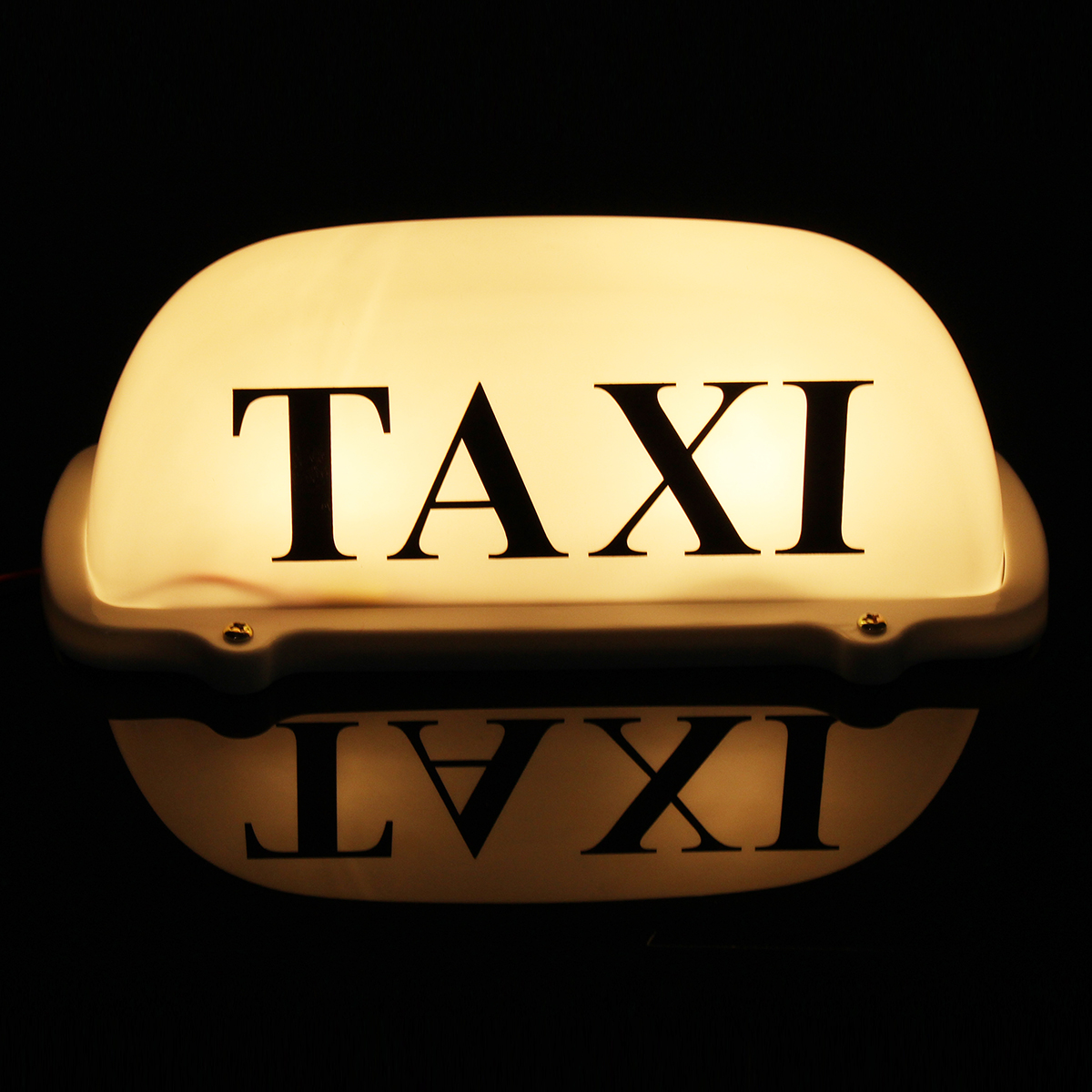 Taxi-Magnetic-Base-Yellow-LED-Cab-Taximeter-Roof-Top-Sign-Light-Lamp-White-Box-1534188