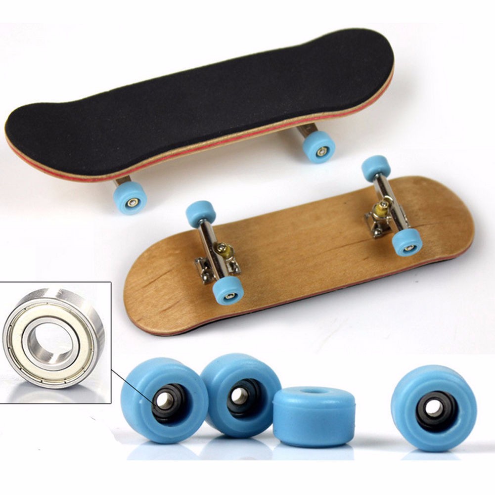 Wooden-Deck-Fingerboard-Skateboard-Maple-Wood-with-Bearings-Kids-Gift-Decorations-1276220