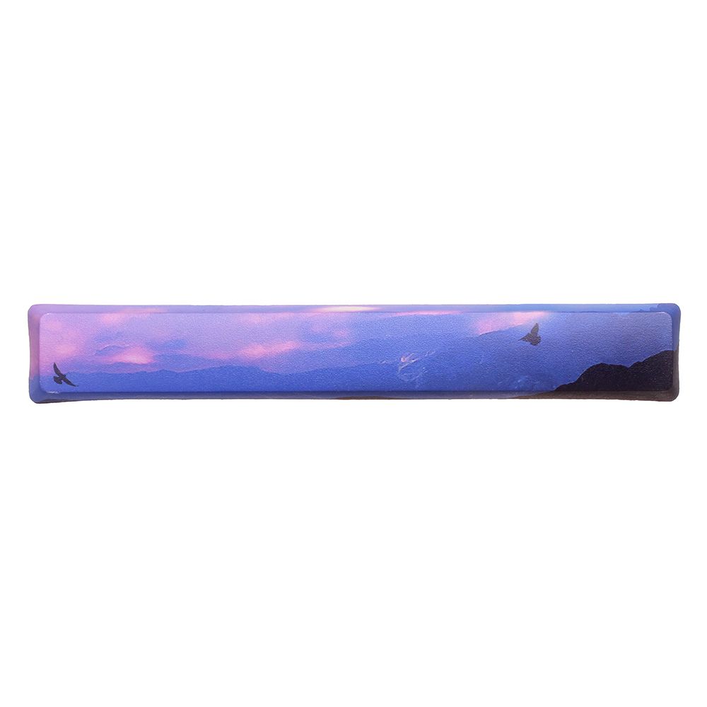 Five-sided-Dyesub-PBT-OEM-Profile-Sunset-peak-Space-Bar-625u-Novelty-Keycap-for-GK61-Black-Case-and--1584139