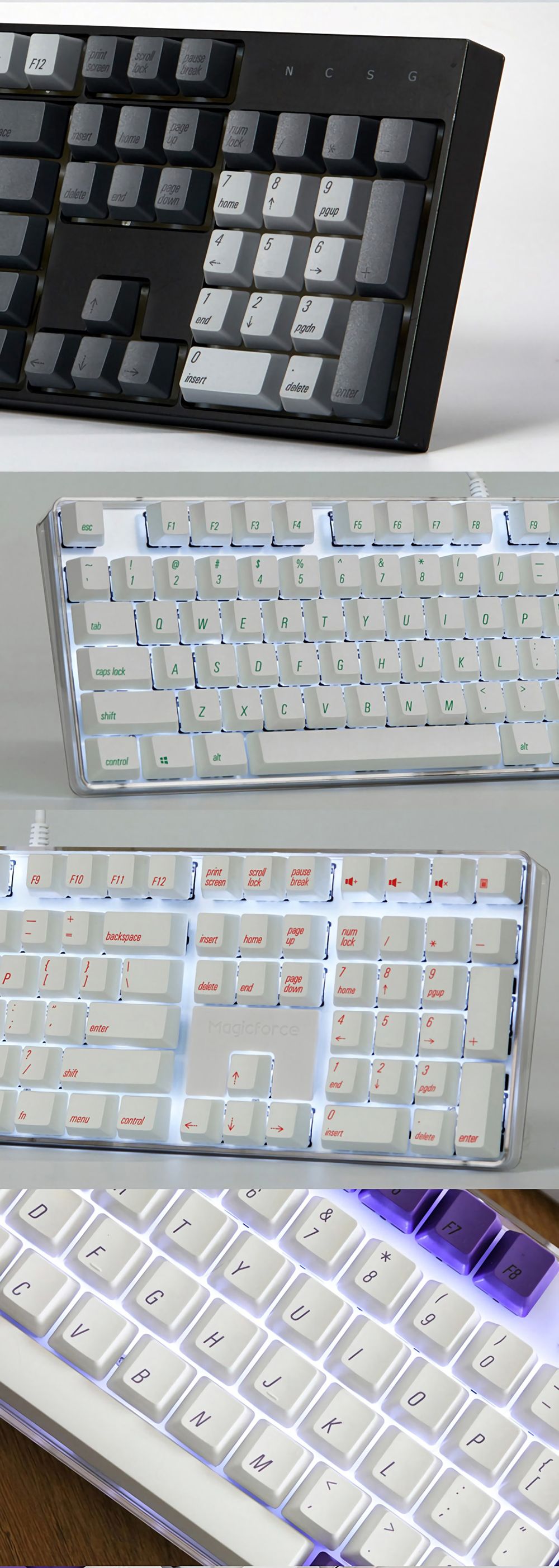 Magicforce-108-Key-White-Color-Black-Fonts-Dye-sub-PBT-Keycaps-Keycap-Set-for-Mechanical-Keyboard-1400201