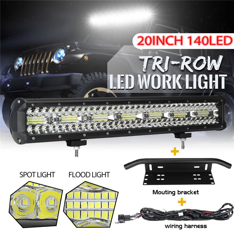 20-inch-LED-Light-Bar-Combo-Driving-Work-Light-Lamp--Number-Plate-Frame-1742390