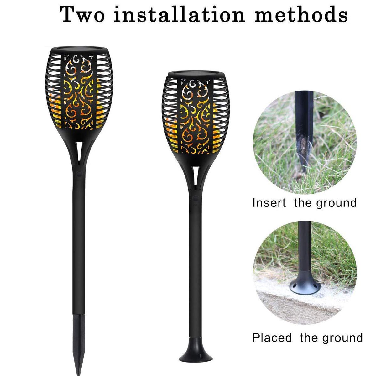 4Pcs--51CM-12LED-Solar-Flame-Lawn-Light-Warm-White-Waterproof-Outdoor-Garden-Fire-Torch-Lamp-1713538