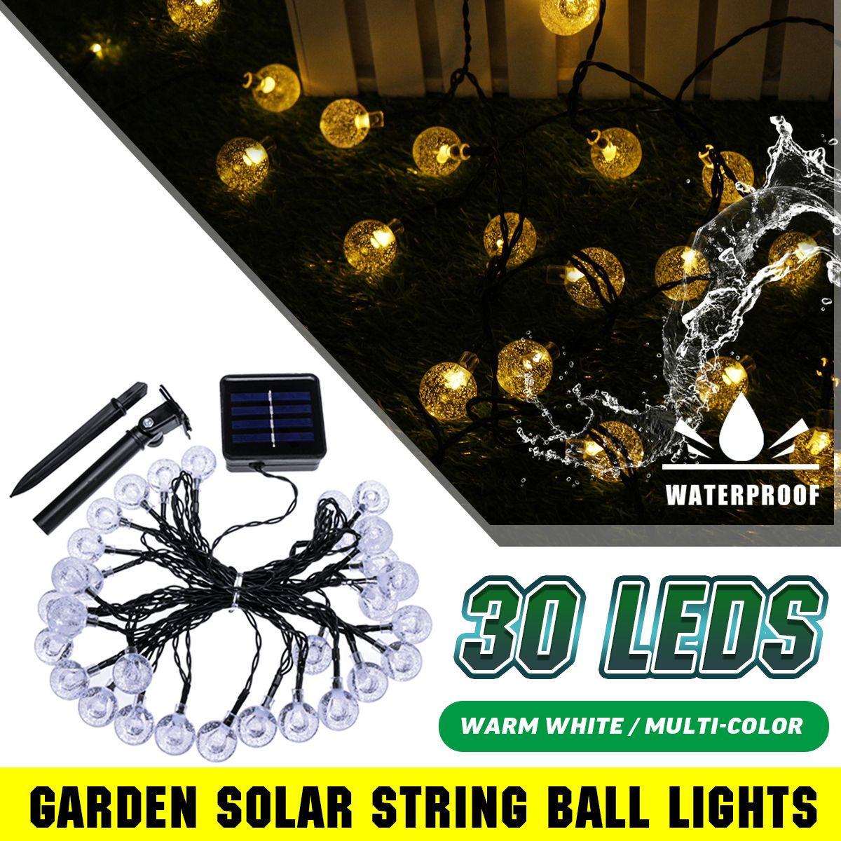 65M-30-LED-Solar-String-Ball-Lights-Outdoor-Waterproof-Warm-White-Garden-Christmas-Tree-Decorations--1672120