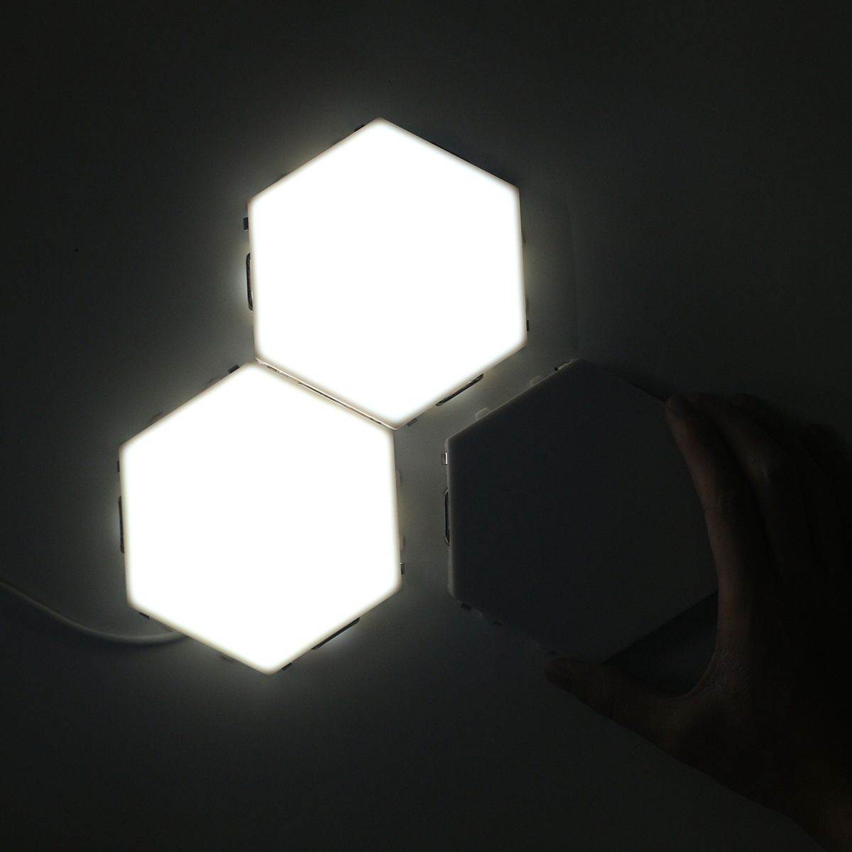 3PCS-DIY-White-Hexagonal-Lamp-Quantum-Modular-Touch-Sensitive-Wall-LED-Night-Light-1676111