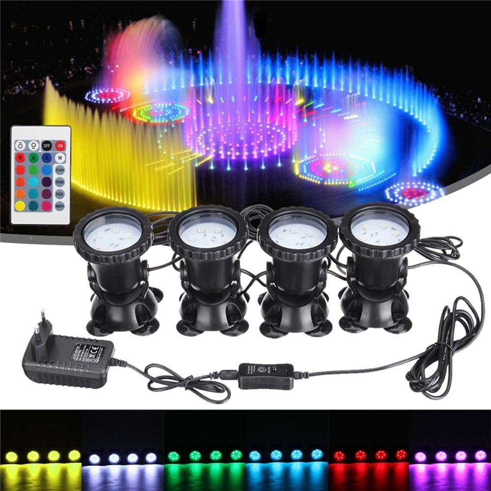 4-in-1-RGB-LED-Underwater-Submersible-Pond-Spot-Light-Garden-Tank-Aquarium-with-Remote-1555482