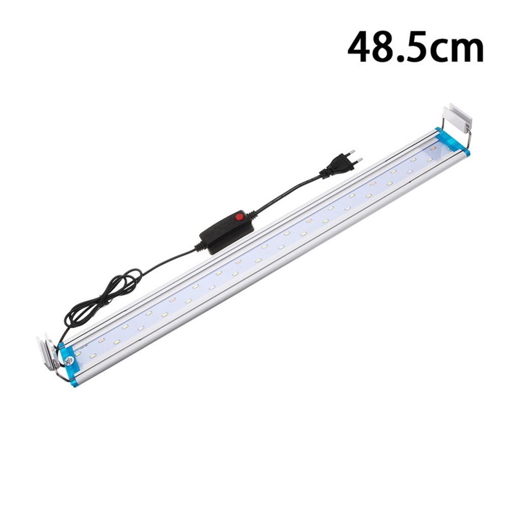 485CM-Aluminum-Adjustable-LED-Aquarium-Light--Fish-Tank-Panel-Lamp-BlueWhite-AC220V-1329349