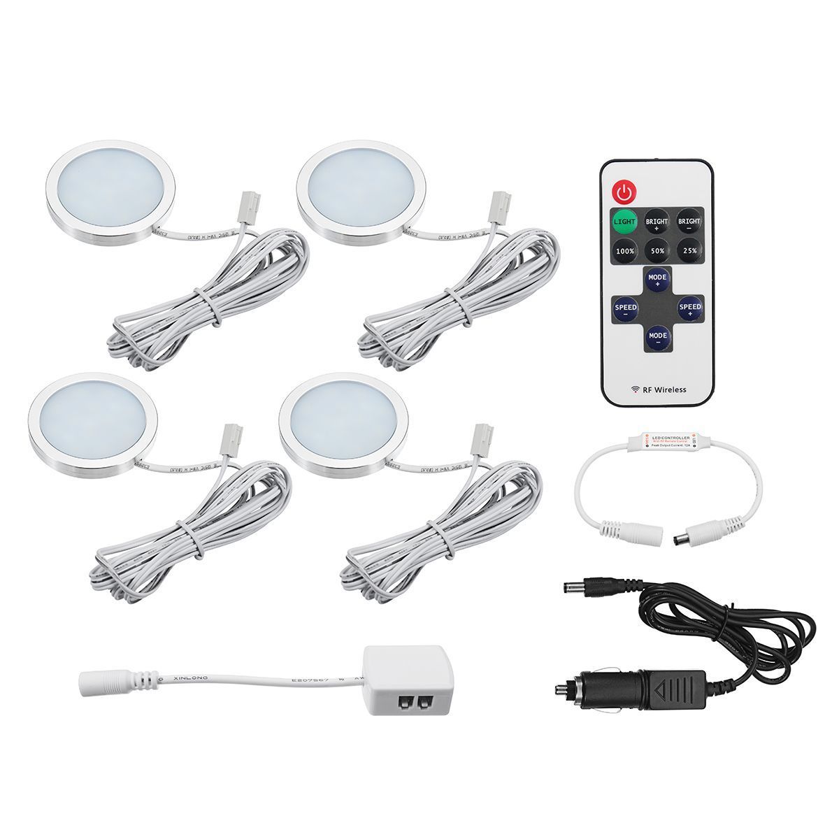 4pcs-12V-LED-Recessed-Down-Cabinet-Light-RV-Ceiling-Roof-Camper-Trailer-Boat-Lamp-1370197