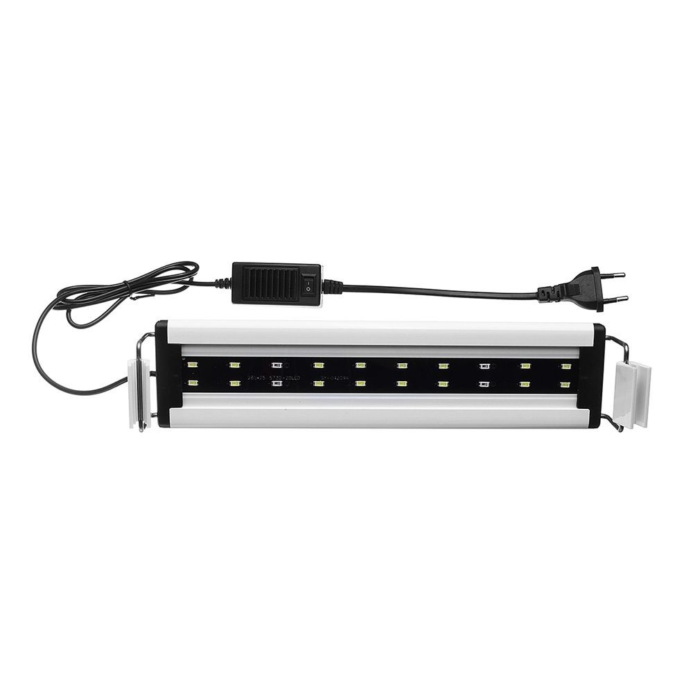 6W-20-LED-Aquarium-Fish-Tank-Light-Panel-BlueWhite-Lamp-Adjustable-Aluminum-1336169