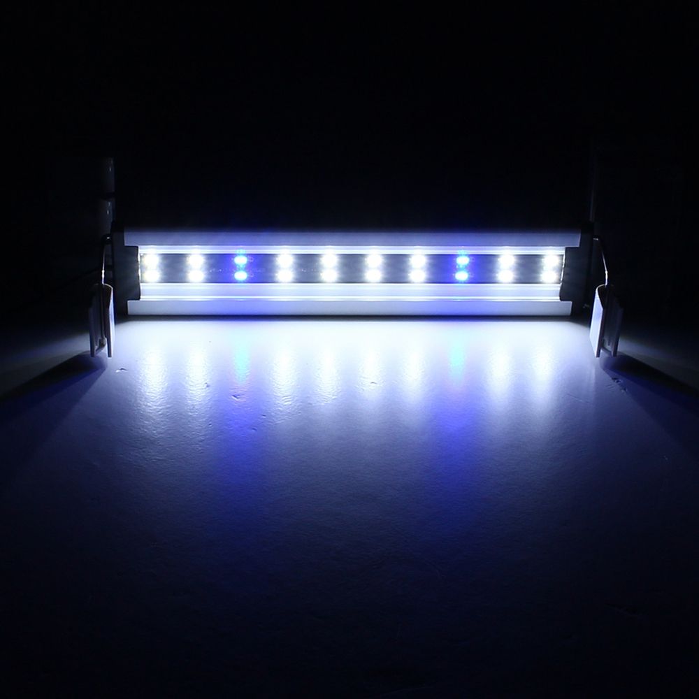 6W-20-LED-Aquarium-Fish-Tank-Light-Panel-BlueWhite-Lamp-Adjustable-Aluminum-1336169