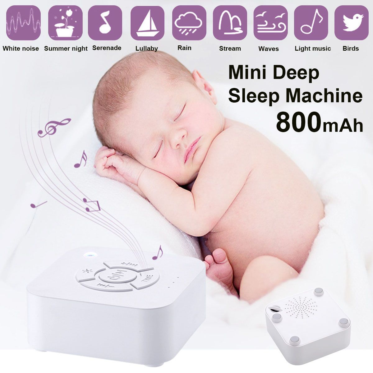Baby-Mini-Nature-Sound-White-Noise-Machine-USB-Deep-Sleep-Therapy-Relaxation-Music-Night-Light-1744202