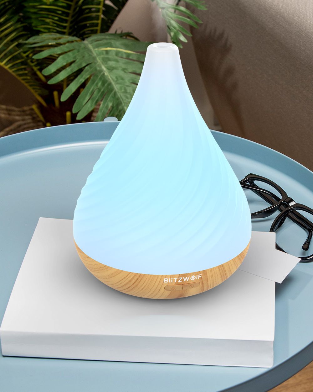 BlitzWolfregBW-FUN12-200mL-Capacity-Aroma-Diffuser-Humidifier-With-Ultrasonic-Atomization-RGB-Night--1741956