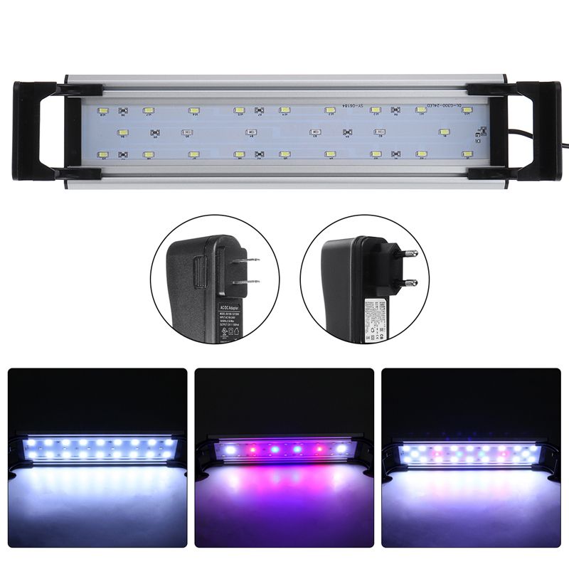 Dimmable--Timer-LED-Fish-Tank-Light-Lamp-Hood-Aquarium-Lighting-with-Extendable-Brackets-for-30CM-Ta-1639937