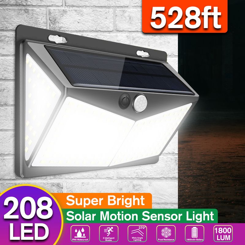 208-LED-Solar-Power-PIR-Motion-Sensor-Wall-Light-Outdoor-Garden-Lamp-Waterproof-1697199