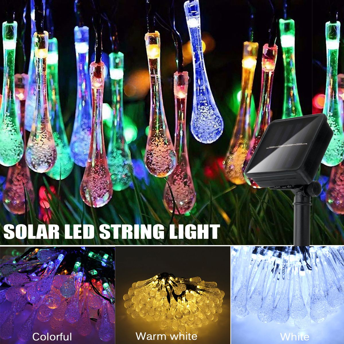 32FT-10M-100LED-Solar-Water-Drop-Fairy-String-Light-Outdoor-Garden-Party-Christmas-Lawn-Lamp-Decor-1720659