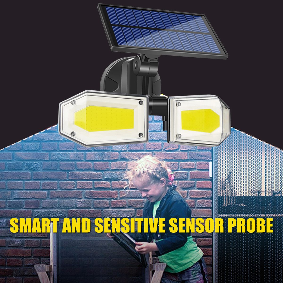 Outdoor-Motion-Sensor-LED-Solar-Light-78LED130COB-Three-Modes-Waterproof-Security-Wall-Lamp-for-Gard-1691107