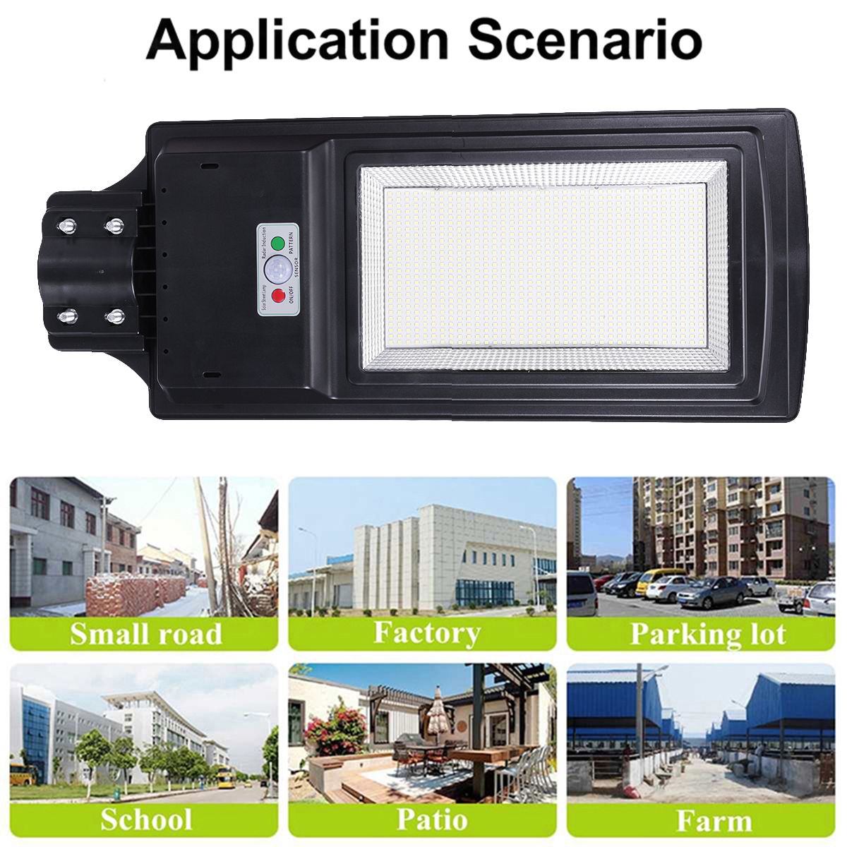 Solar-Powered-936-LED-Street-Light-Lamp-Radar-Sensor--Remote-Control-Wall-Lamp-Waterproof-1619604