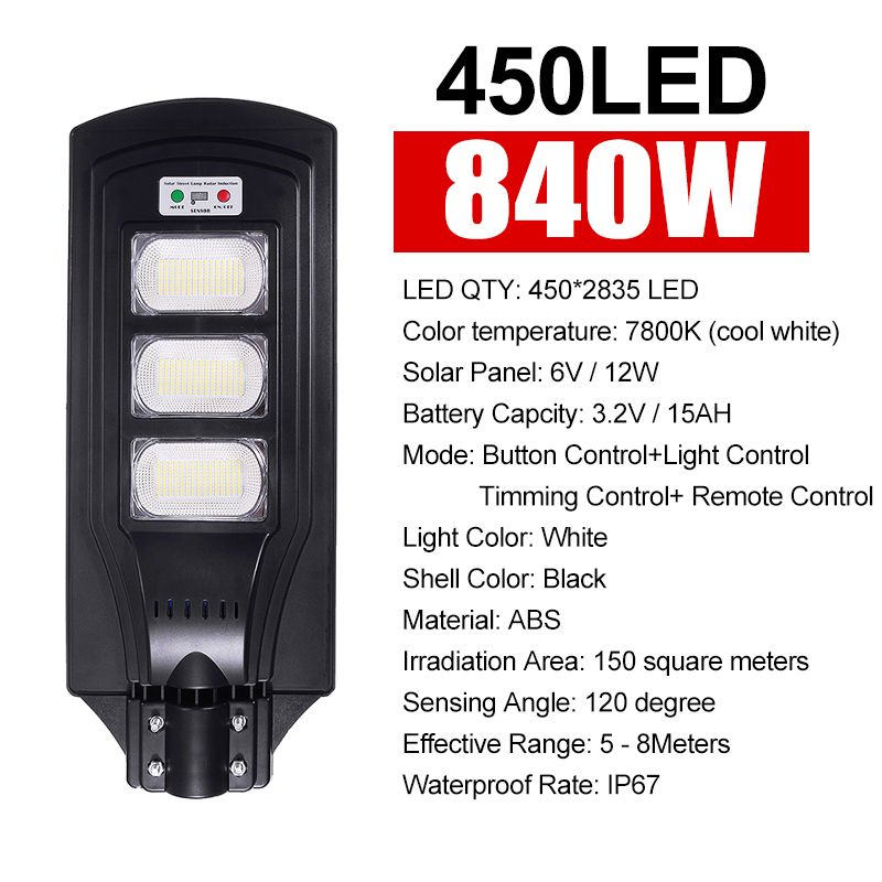 150300450LED-Solar-Street-Light-PIR-Motion-Sensor-Wall-Lamp-With-Remote-Waterproof-1618794