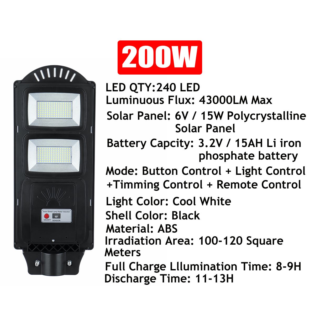 200400600W-360LED-Solar-Sensor-Street-Light-Outdoor-Commercial-IP65-Waterproof-1698687