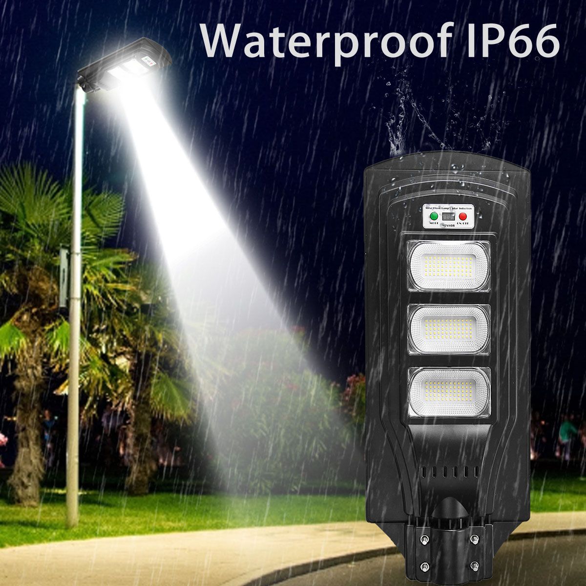 60120180LED-Street-Light-Solar-Panel-Waterproof-Lawn-Garden-Outdoor-Lamp-1618795