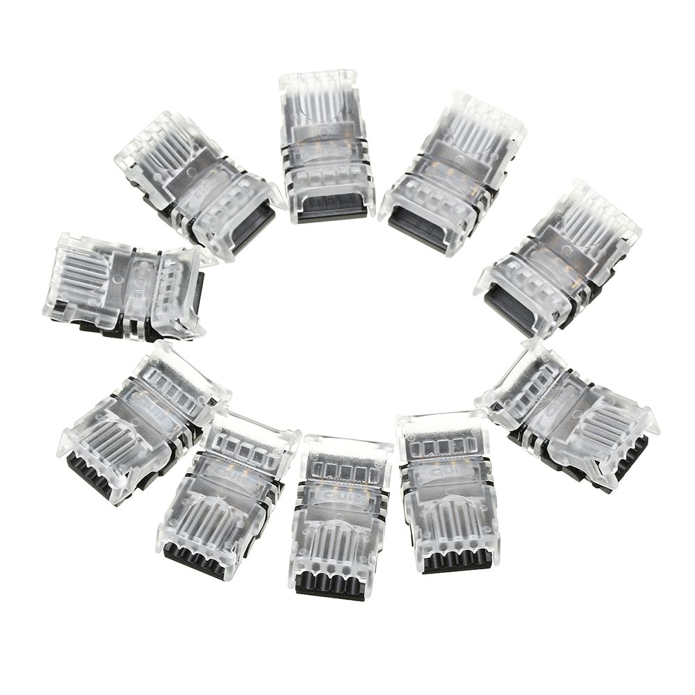 10PCS-4Pin-10mm-No-Weld-Board-to-Wire-Connector-Terminal-for-IP20-RGB-LED-Strip-Light-1426821