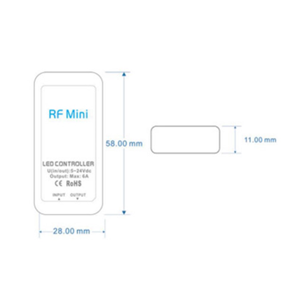 DC5-24V-Mini-Wireless-RF-RGBCCT-LED-Dimmer-Controller-Touch-Remote-Control-for-Strip-Light-1536524