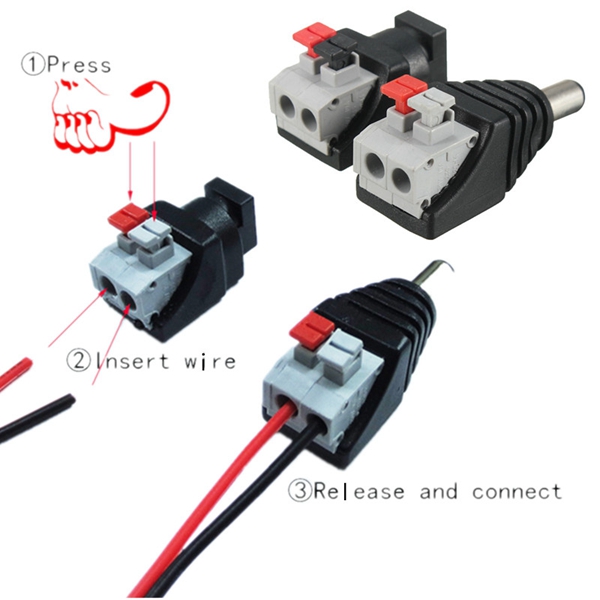 LUSTREON-DC-Power-Male-Female-5521mm-Connector-Adapter-Plug-Cable-Pressed-for-LED-Strips-12V-1199470