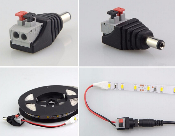 LUSTREON-DC-Power-Male-Female-5521mm-Connector-Adapter-Plug-Cable-Pressed-for-LED-Strips-12V-1199470