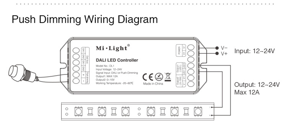 MiBOXER-DL1-DALI-LED-Dimmer-Controller-Single-Channel-Max-12A-Dimming-SignalPush-Dimming-for-Strip-L-1704240