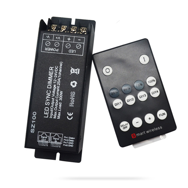 RF-Wireless-Remote-LED-DIY-Controller-Dimmer-1-Channel-25A-DC12V-24V-For-Single-Strip-Light-Lamp-1061075