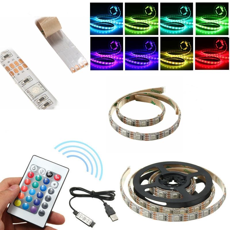 Waterproof-USB-DC5V-SMD5050-Tape-TV-Background-RGB-LED-Strip-Light-with-Remote-Controller-1094965