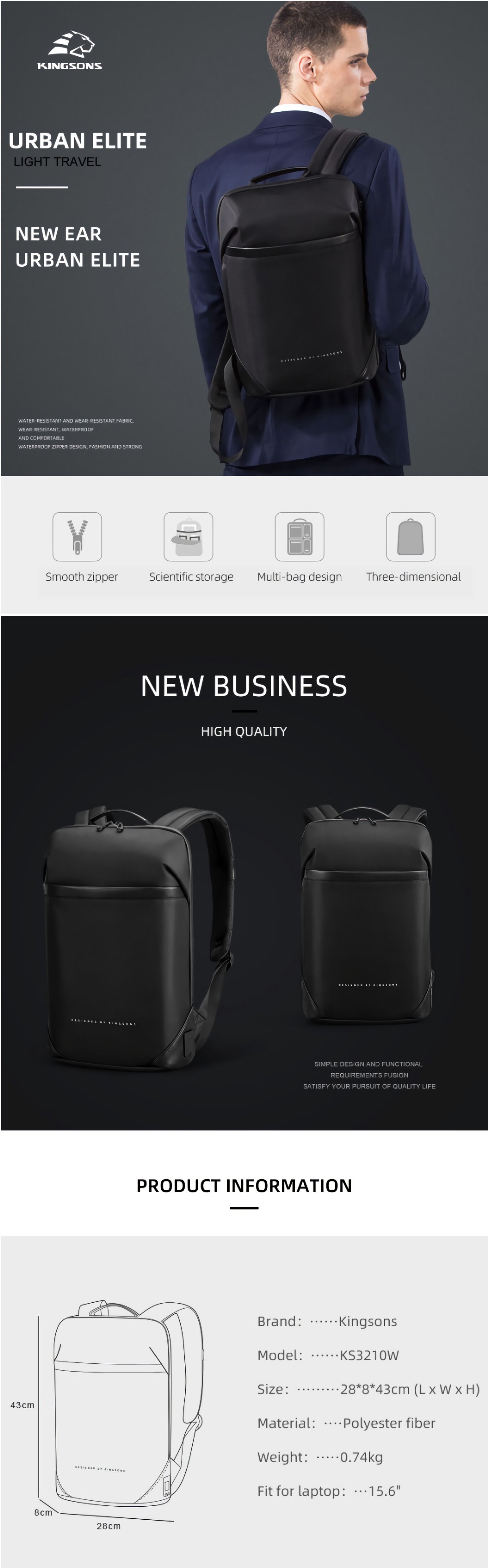 KINGSONS-156-inch-Laptop-Ultra-Slim-Backpack-Anti-theft-Waterproof-Multifunctional-Business-Bag-For--1688582
