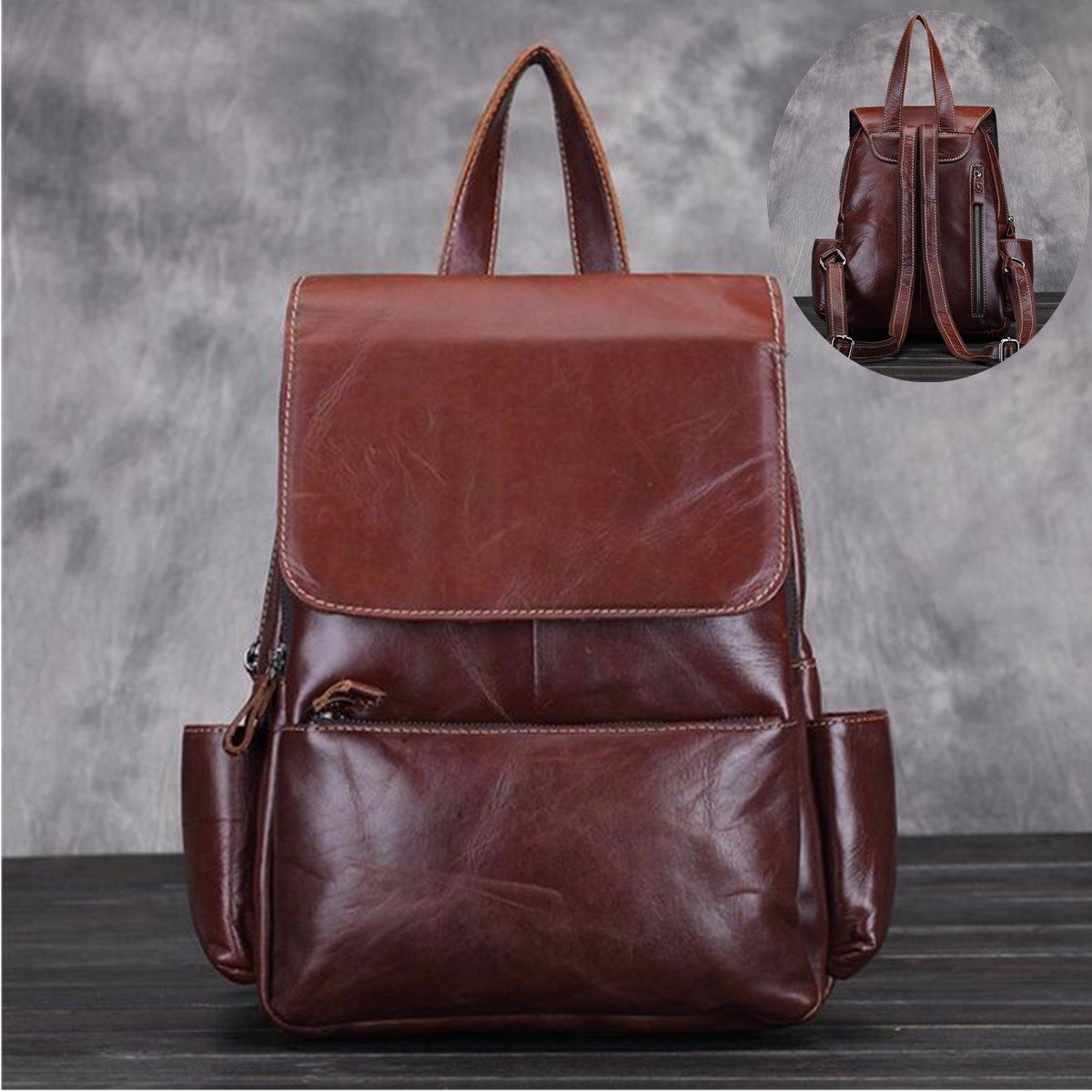 Simple-Casual--Large-Capacity-Backpack-Outdoors--Fashion-Women-Laptop-Bag-1692404