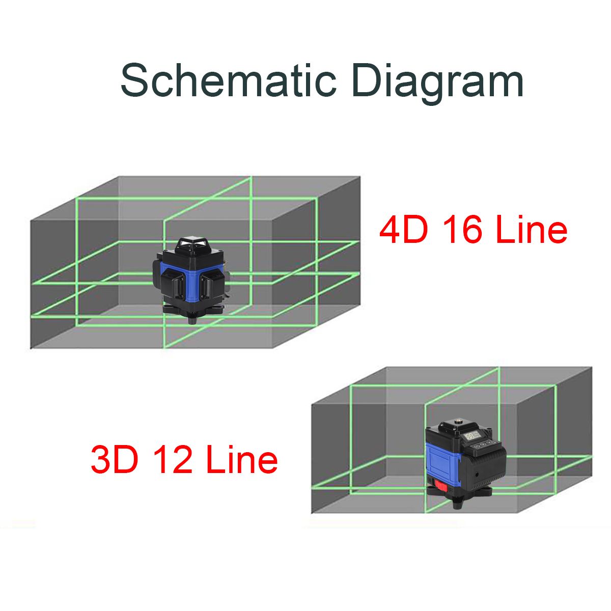 1216-Line-Green-Light-Laser-Level-Digital-Self-Leveling-360deg-Rotary-Measure-Tool-1718011