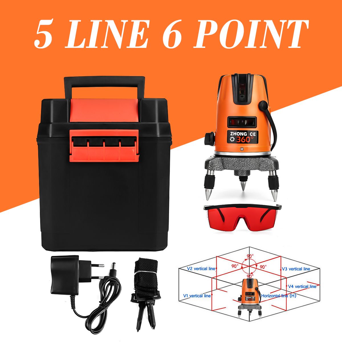 5-Line-6-Point-Laser-Level-Line-Auto-High-Brightness-Self-Leveling-Master-1187143