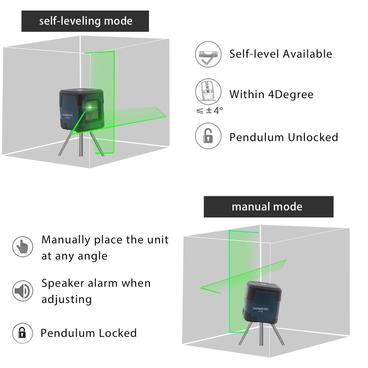 HANMATEK-LV1G-Laser-Level-Green-Cross-Line-Laser-with-Measuring-Range-50ft-Self-Leveling-Vertical-an-1578507