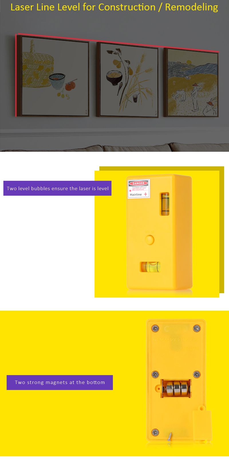 Mini-Magnet-Laser-Line-Generator-Line-Level-with-Two-Bubble-Level-1122647