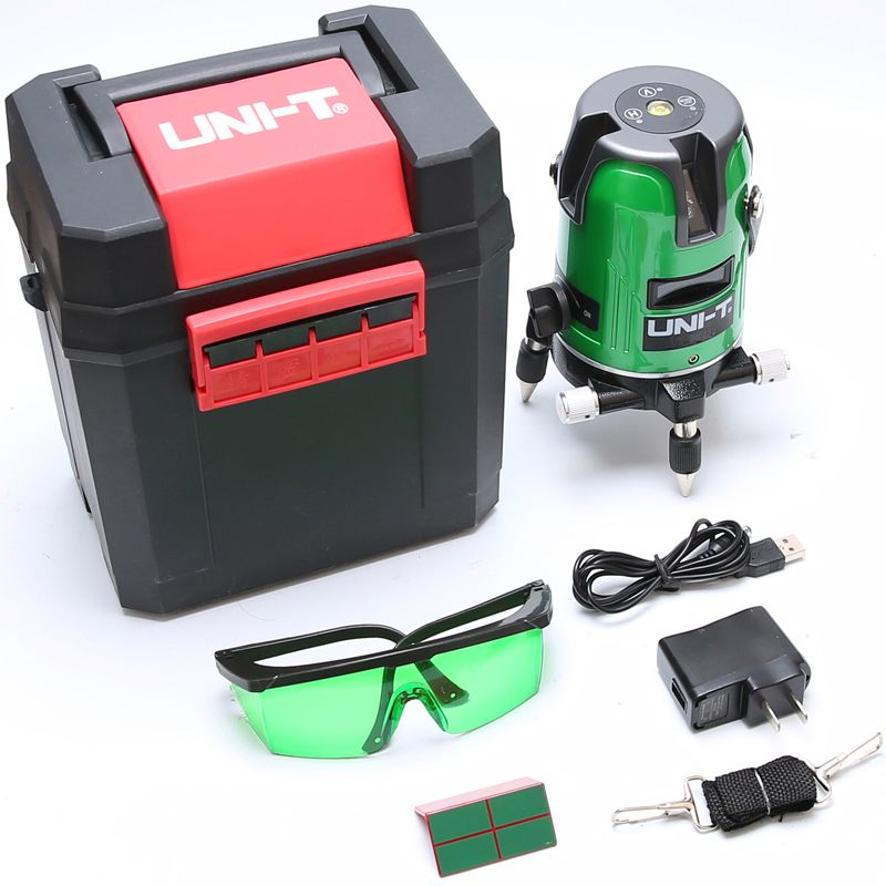 UNI-T-LM550G-5-Lines-Green-Laser-Level-360-Degree-Self-leveling-Cross-Laser-Level-Strengthen-Brightn-1240970