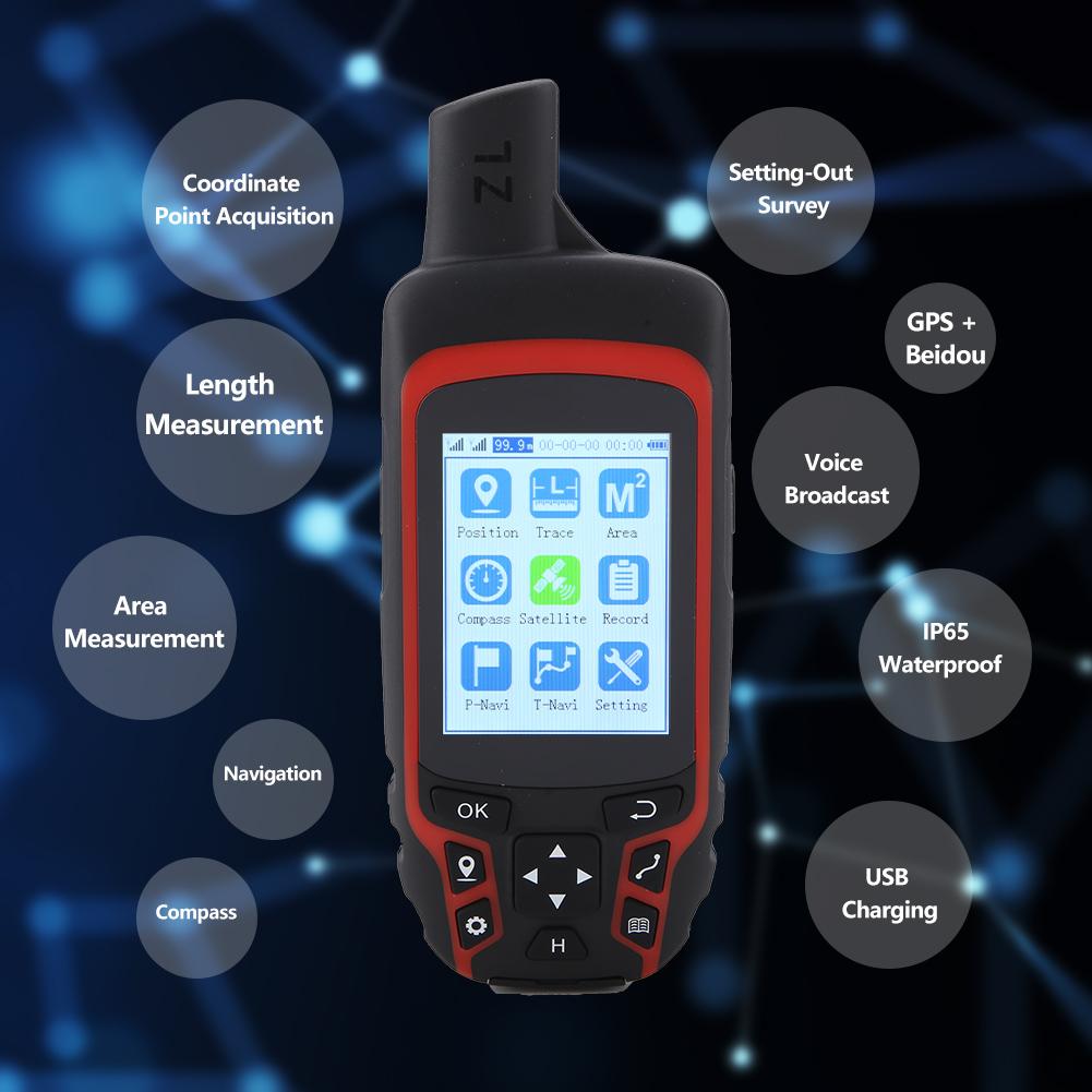 A6-Handheld-GPS-Navigation-Compass-Outdoor-Location-Tracker-USB-Rechargeable-AC110V-US-Plug-1648138