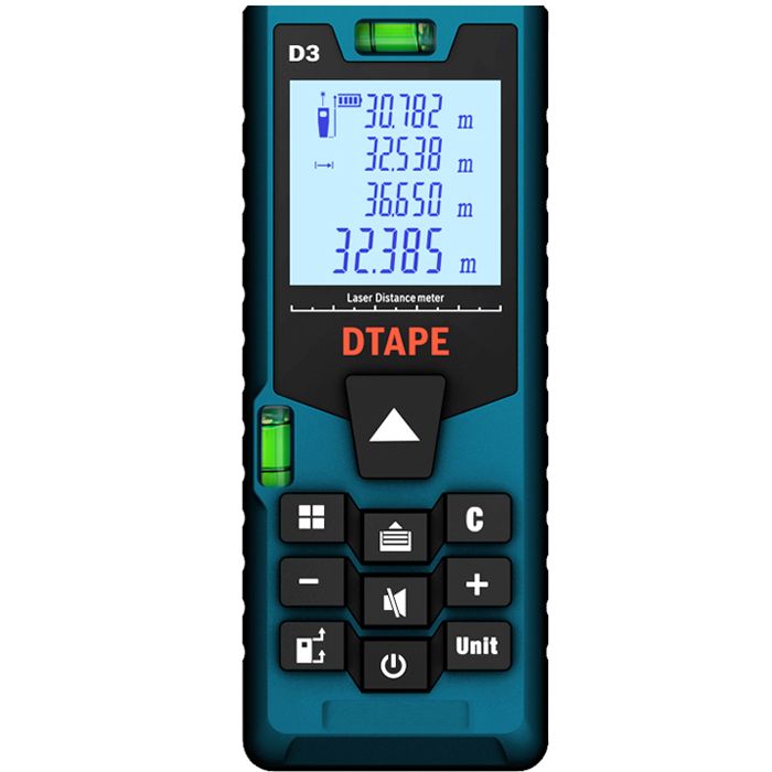 DTAPE-D3-Digital-Laser-40m-60m-80m-100m-Rangefinder-Distance-Meter-Single-Continuous-AreaVolumePytha-1204312