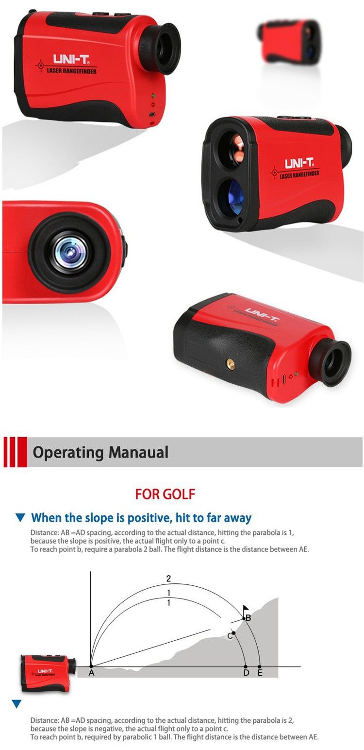 UNI-T-LR1500-1500M-Laser-Rangefinder-Distance-Meter-Monocular-Telescope-Ranging-Speed-Tester--Angle--1105508