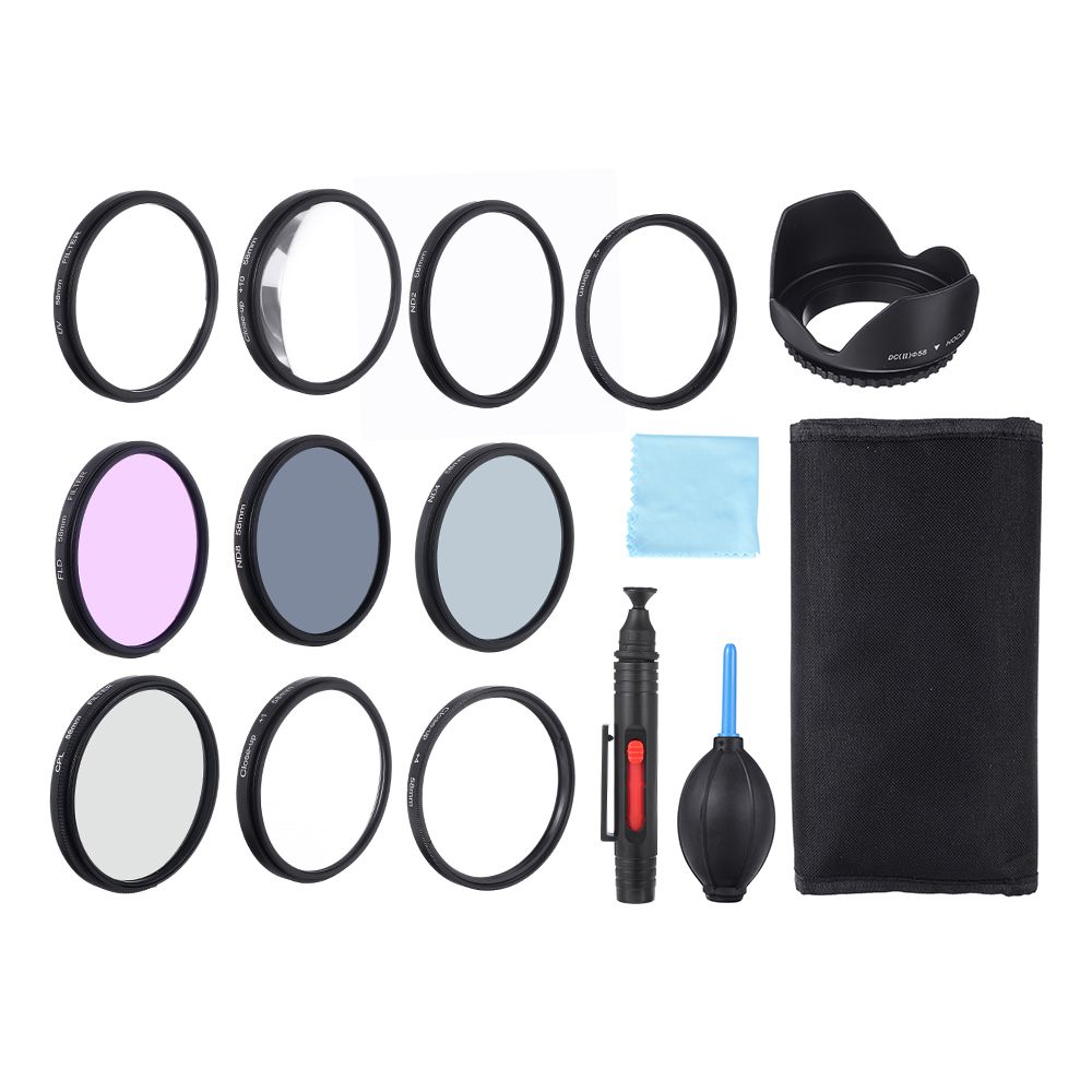 Close-up-12410-UV-CPL-FLD-ND248-4952555862677277mm-Lens-Filter-Hood-Cap-Blower-Brush-Kit-Set-1612147