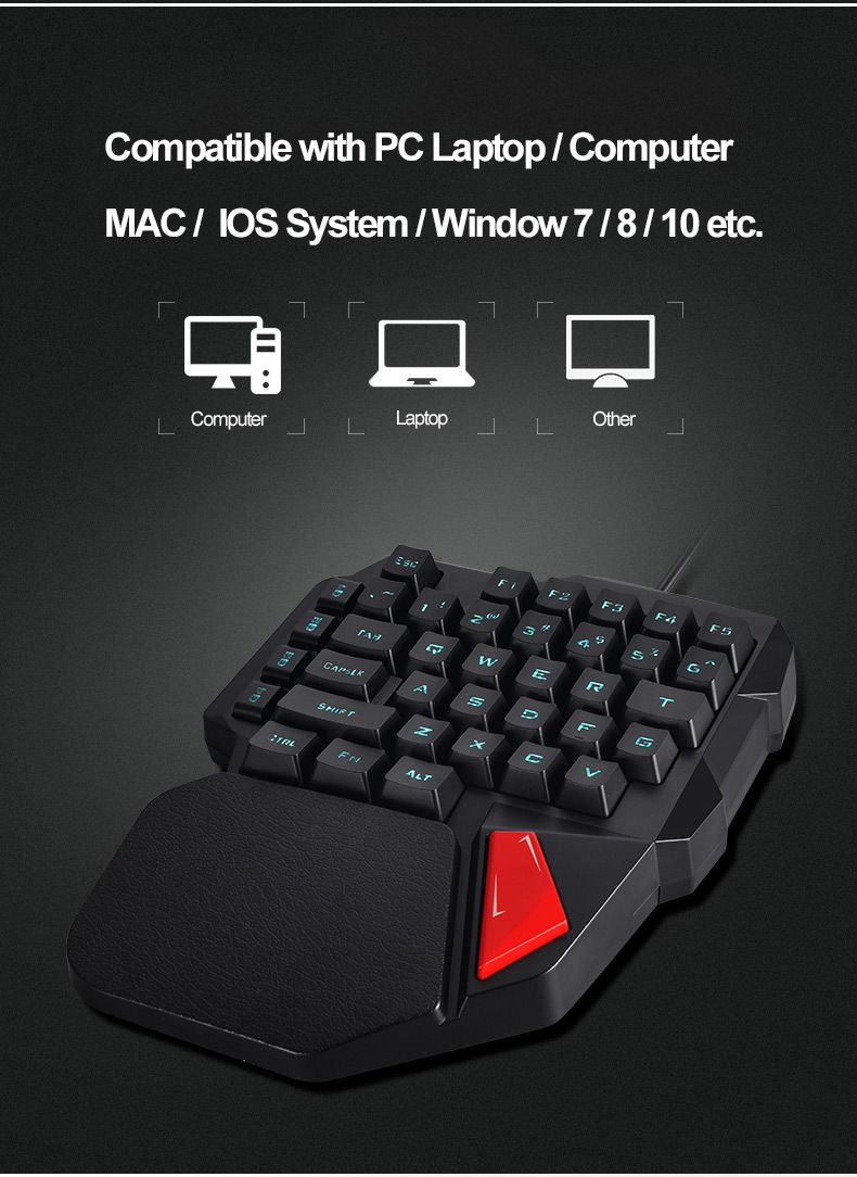 K108-38-Keys-Wired-Keyboard-3-Color-LED-Backlit-Ergonomic-One-Handed-Hand-Gaming-Keyboard-for-PC-Lap-1668586