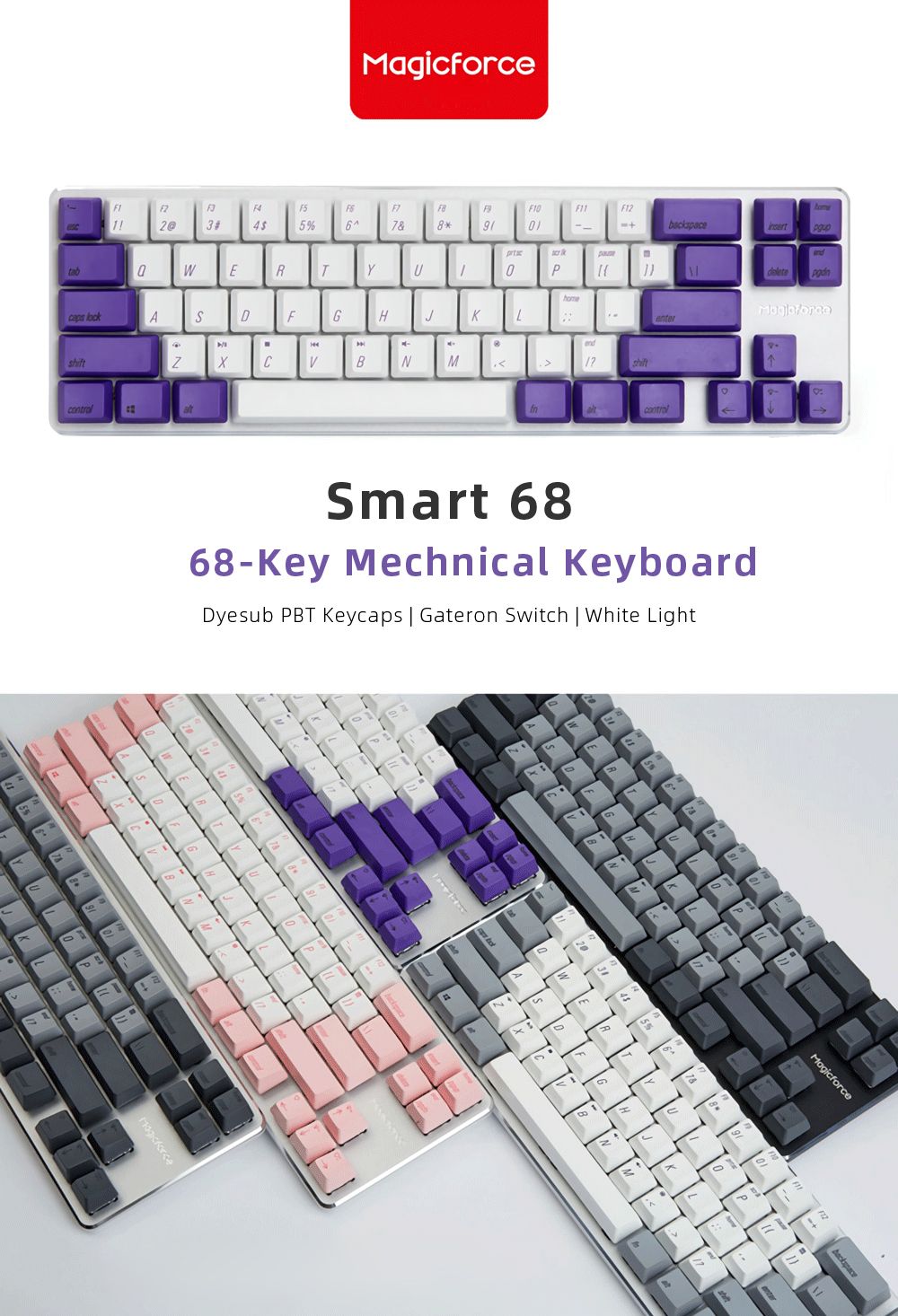 Magicforce-Smart68-68-Key-USB-Wired-Gateron-Switch-Dyesub-PBT-Keycaps-Mechanical-Gaming-Keyboard-1490733